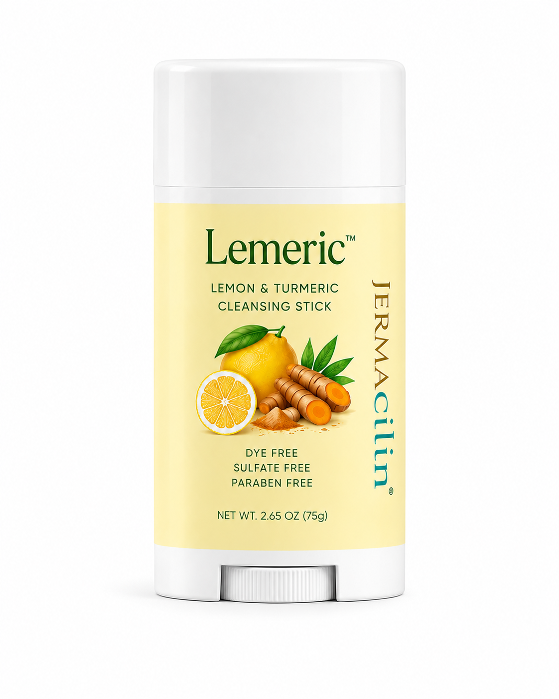Jermacilin's Lemeric Cleanser & Natural Brightening Stick 2 oz Stick