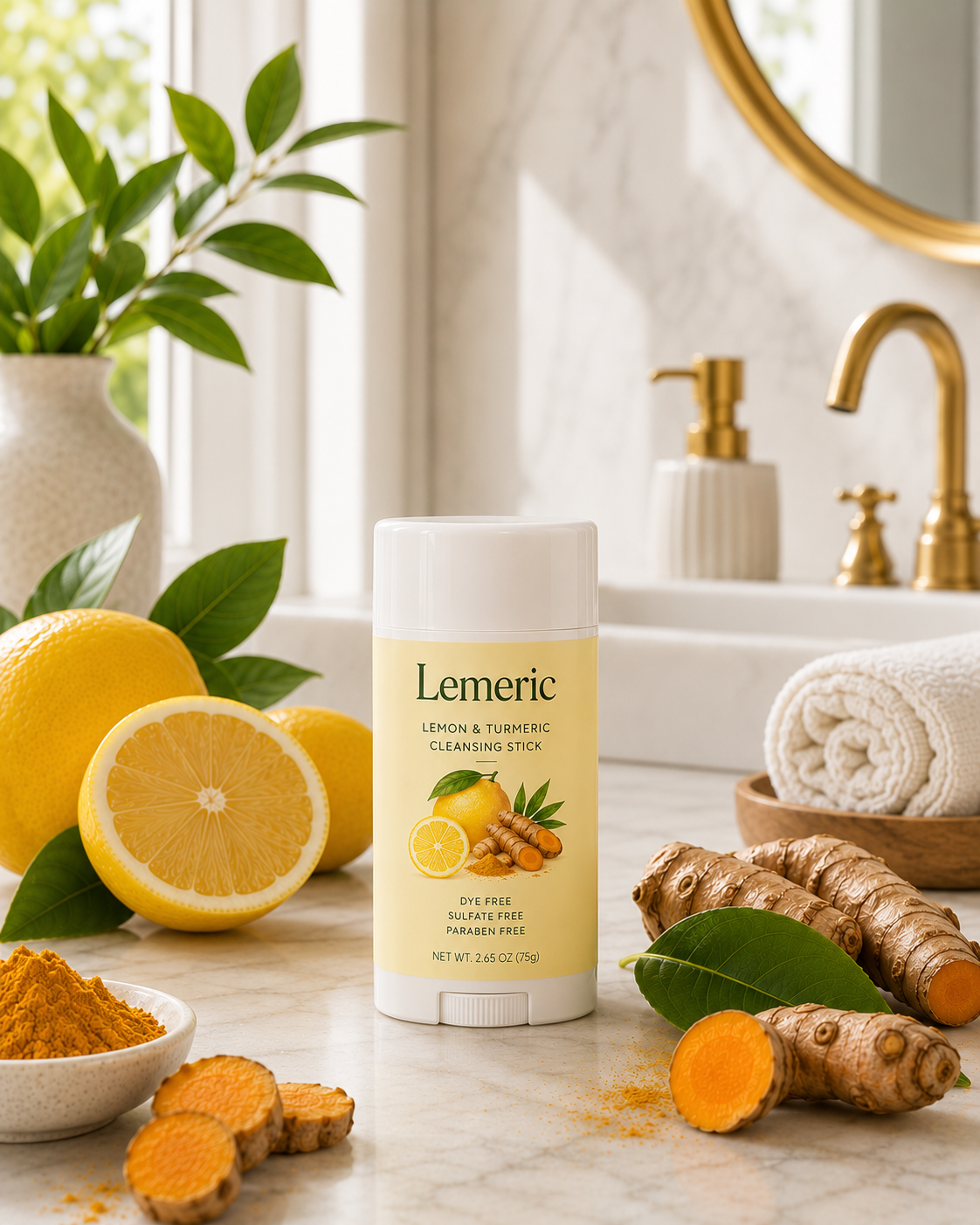 Lemeric Cleanser & Natural Brightning Stick 2 oz Stick "Coming Soon"