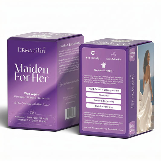 Maiden For Her (Plant-Based, pH Balanced, Eco-Friendly) Wet Wipes